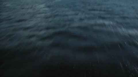 On a boat on water Stock Footage 1808493