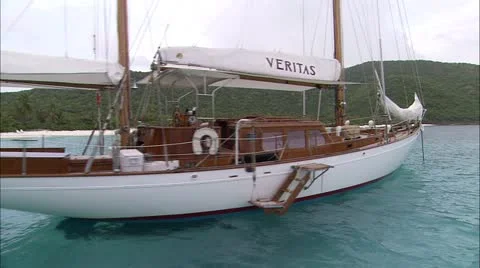 Boat on water Stock Footage 22664418