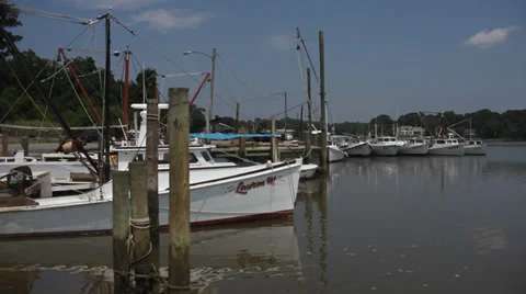 Boat in the Water Stock Footage 30387043