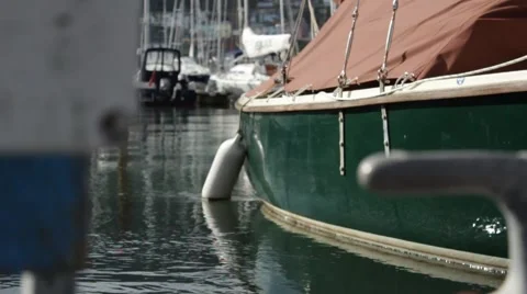 Boat on water. Video stock 57389129