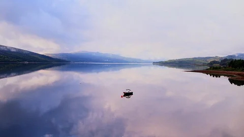 Boat in water Stock Footage 111344534