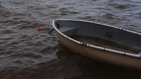 Boat on the water Stock Footage 254562128