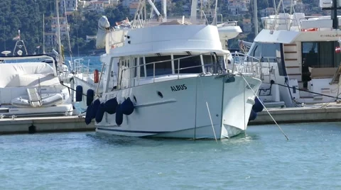 Boat On The Waves 3 Stock Footage 50488822