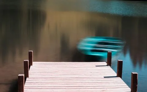Boat in the wind Stock Photos