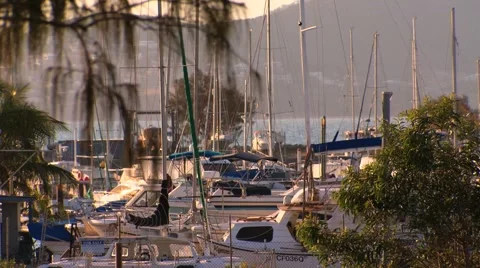 Boat Yard Stock Footage 1047627