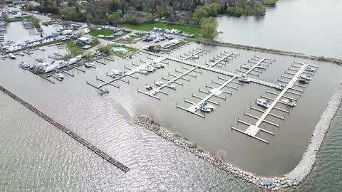 Boat yard keswick 스톡 동영상 240891843