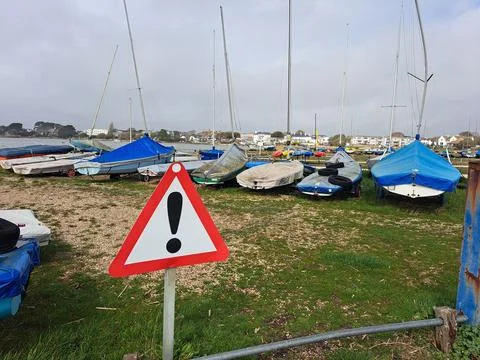 Boat yard Stock-Fotos