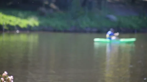 Boaters defocused with copy space Stock Footage 4805254