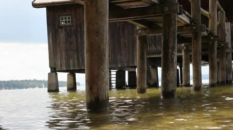 Boathouse Stock Footage 8679305