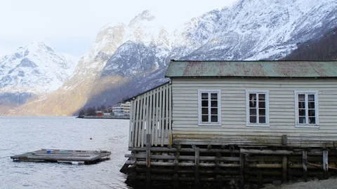 Boathouse Stock Footage 88814571