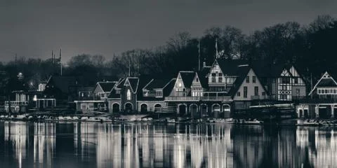 Boathouse Row Stock Photos