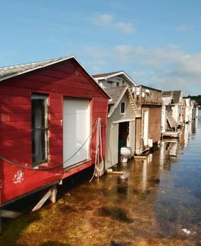 Boathouses Stock Photos