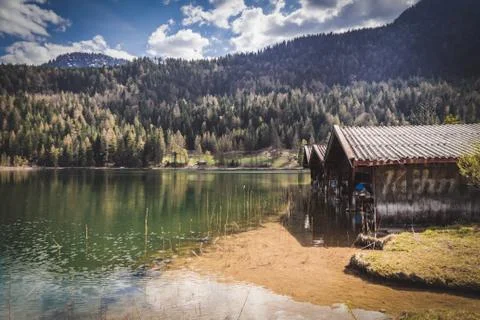 Boathouses Stock Photos