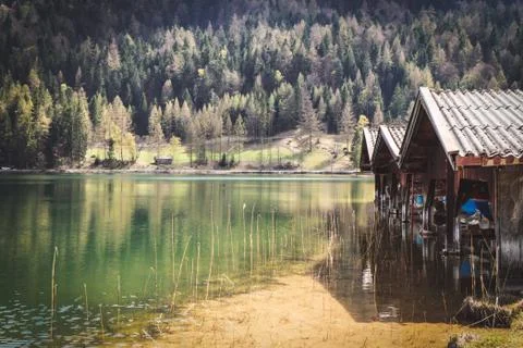 Boathouses Stock Photos