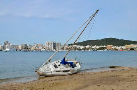 Boating accident Stock Photos