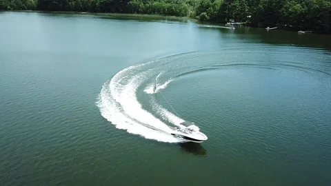 Boating and boarding Stock Footage 94316013