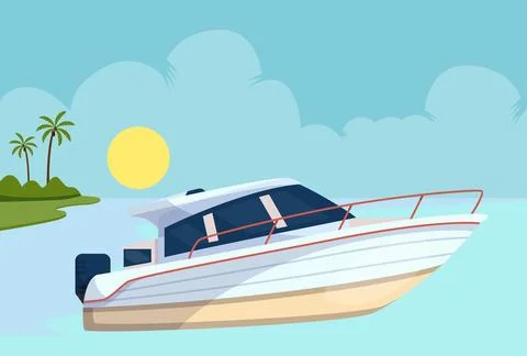 Boating Concept Illustration Stock Illustration