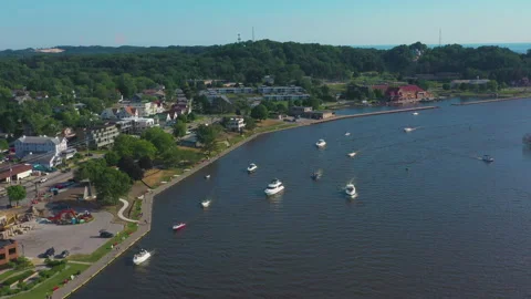 Boating Grand Haven 動画素材 137476862