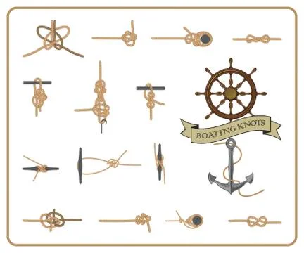 Boating knots 2 Stock Illustration