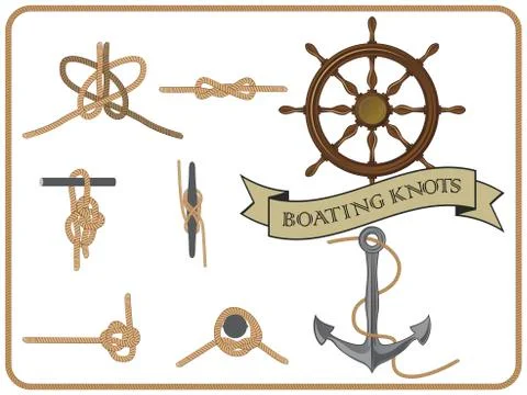 Boating knots 4 Stock Illustration