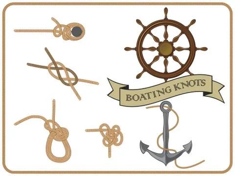 Boating knots 7 Stock Illustration