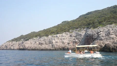 Boating in Kotor Stock Footage 161037793