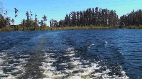 Boating on the Lake 2 of 3 Stock Footage 8841601