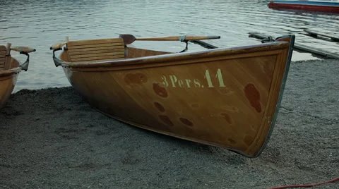 Boating on a lake Video stock 40427889