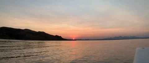 Boating on Lake Havasu in Fall Video stock 147759665