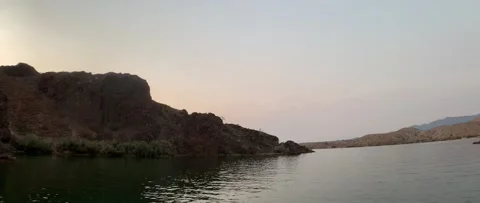 Boating on Lake Havasu in Fall Video stock 147759694