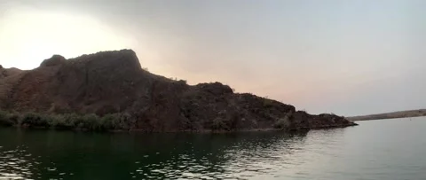 Boating on Lake Havasu in Fall Video stock 147759746