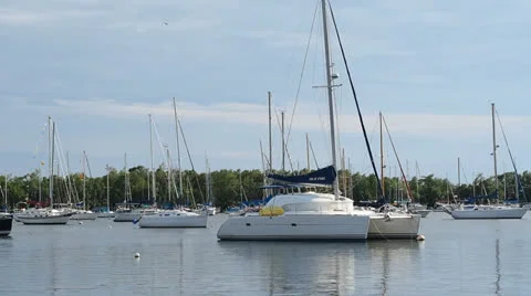 Boating on ocean Stock-Footage 22578494