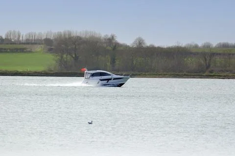 Boating on the Orwell Stock Photos
