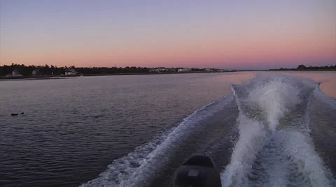 Boating past marker, 60% Video stock 24399633