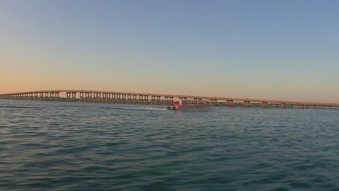 Boating Pensacola Bay 스톡 동영상 221917366