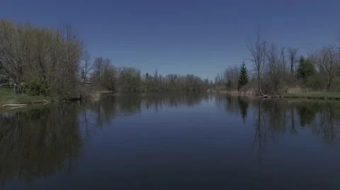 Boating on river Stock Footage 63071453