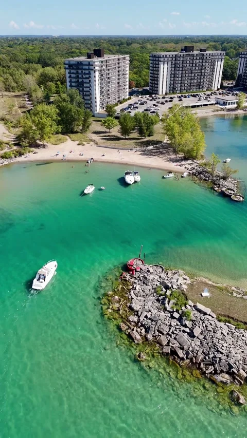 Boating in Sarnia Ontario Stock Footage 290995174