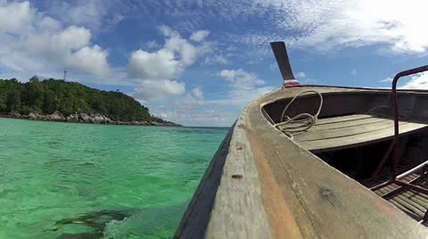 Boating in Thailand Vídeo Stock 24948185