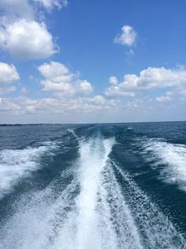 The Boating Trace Stock Photos