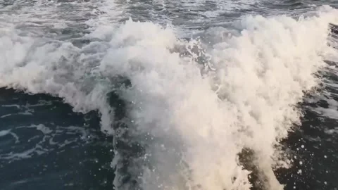 Boating water waves boating Stock-Footage 274414766