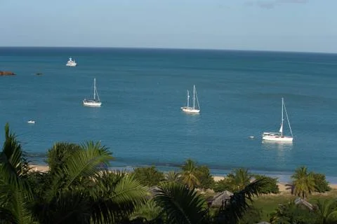 Boats from above Stock Photos
