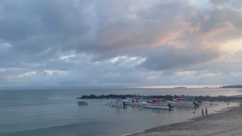 Boats and Clouds HD Stock Footage 175834294