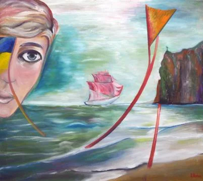 Boats and Stranger Things Ilustración de archivo