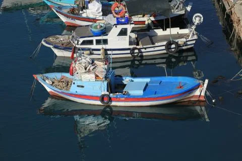 Boats in Antalya Stock Photos