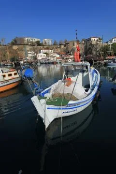 Boats in Antalya Stock Photos