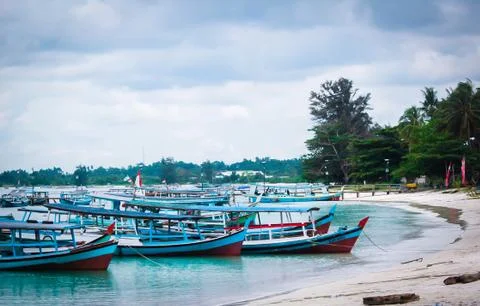 Boats ashore Stock Photos