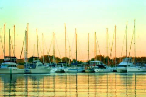 Boats Background Foto stock