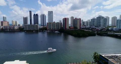 Boats on the Bay Stock Footage 149647866