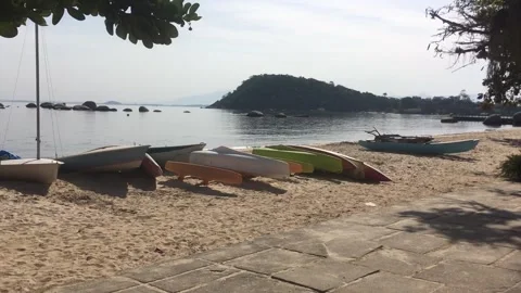 Boats on the beach 動画素材 137455176