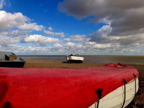 Boats on a beach Фото